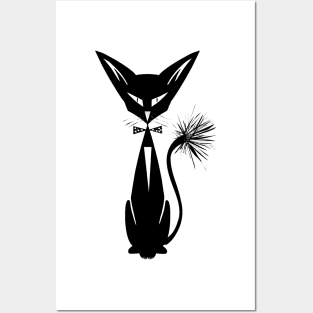 Cat with style. Posters and Art